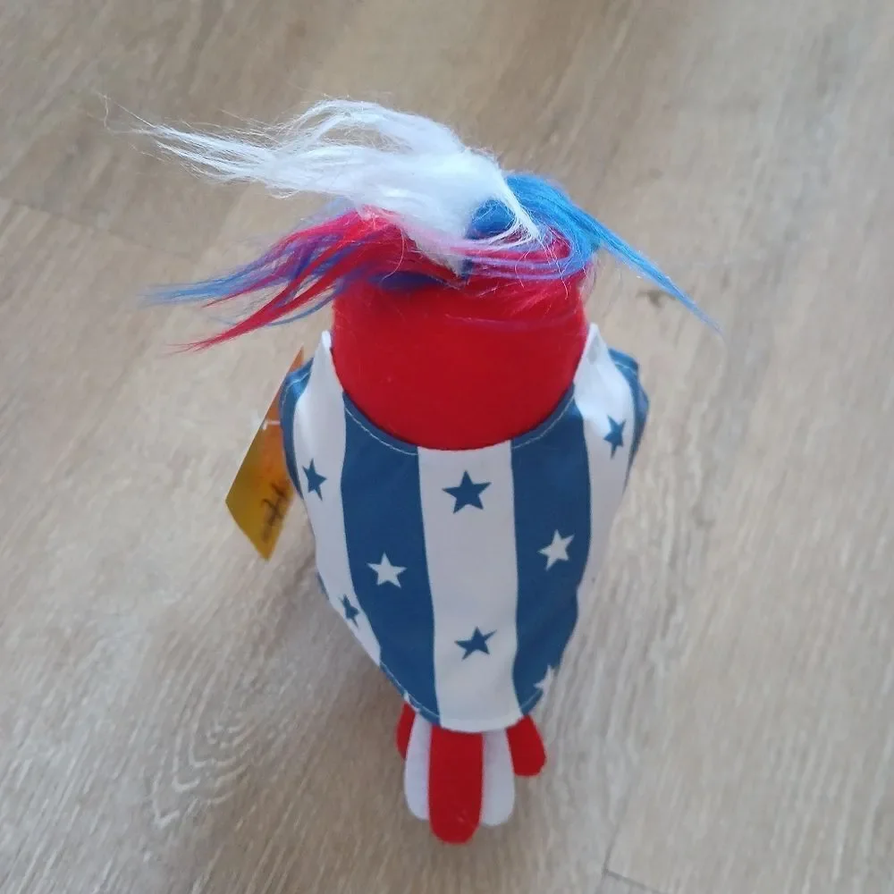 Target Featherly Friends Red Blue Patriotic Plush Bird Toy 